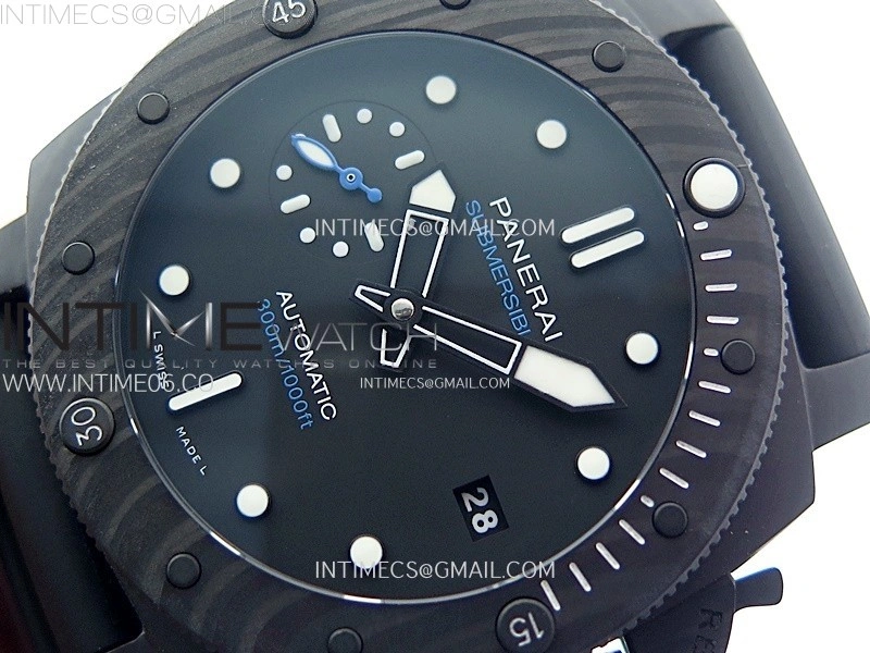 PAM2231 Carbotech 42mm VSF Best Edition Black Dial on Black Rubber Strap P.900 Super Clone